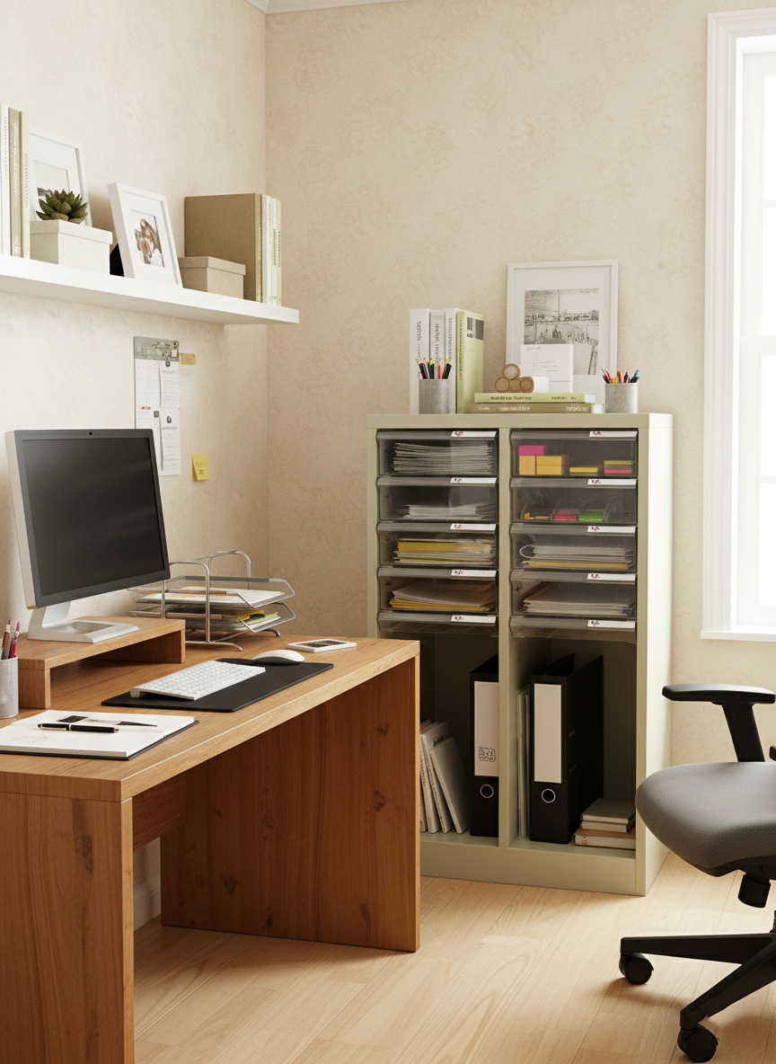 UP ตู้ลิ้นชักใส่กระดาษ A4 ขนาด 10ช่อง NO: A4MS-20802พร้อมช่องอเนกประประสงค์