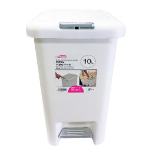 Pedal & Hand Push Trash Bin (2-WAY) Size 10 Liters Model LJT-JC-001