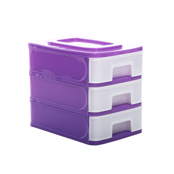 Tiny 3 drawer chest of drawers - Image 7