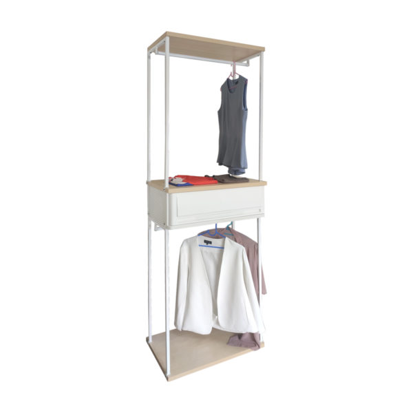 Clothes rail with storage drawer, model KLOSET-D1MR2 - Image 14