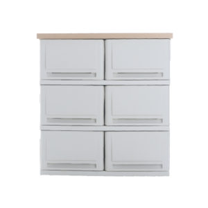 UP drawer cabinet model SUMO WOODTOP DUO 3 layers