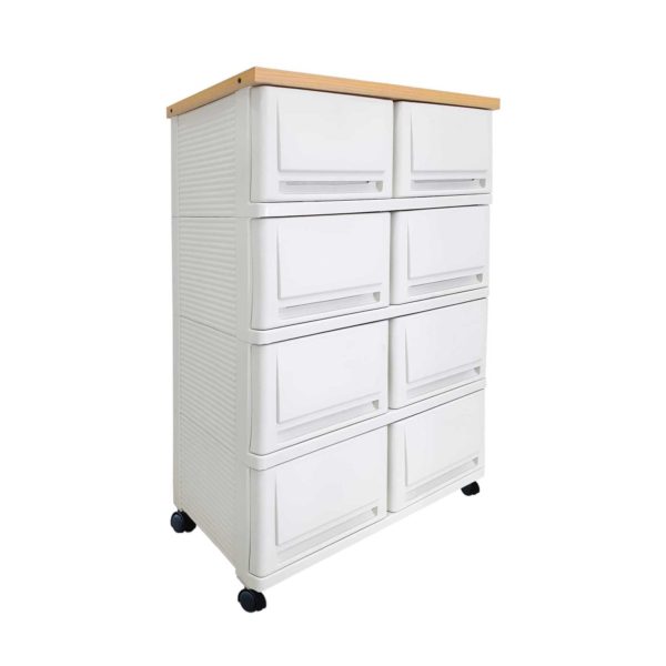 ตู้ลิ้นชัก UP รุ่น SUMO WOODTOP DUO 4 ชั้น (พร้อมล้อ) - Image 2