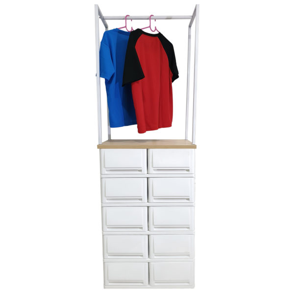ตู้ลิ้นชัก UP รุ่น SUMO WOODTOP DUO KLOSET 5 ชั้น - Image 2