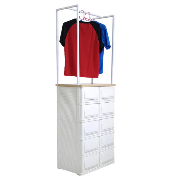 ตู้ลิ้นชัก UP รุ่น SUMO WOODTOP DUO KLOSET 5 ชั้น - Image 4