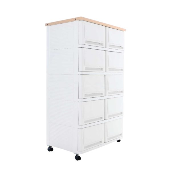 UP drawer cabinet model SUMO WOODTOP DUO 5 layers (with wheels) - Image 2