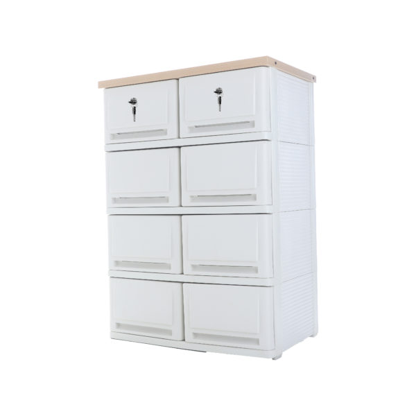 ตู้ลิ้นชัก UP รุ่น SUMO WOODTOP DUO-L 4ชั้น พร้อมกุญแจล็อค - Image 2