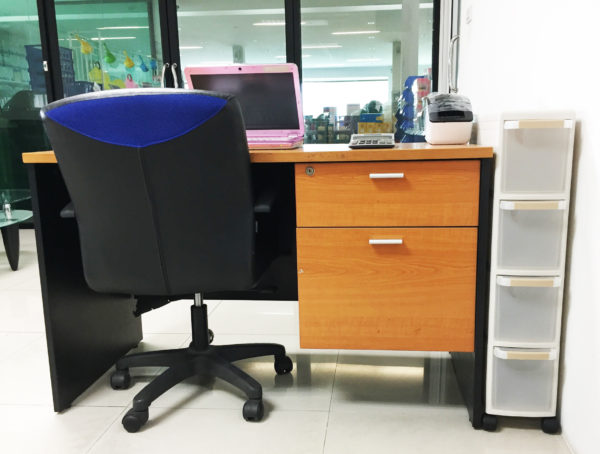 SLIM ตู้ลิ้นชักพลาสติก (หน้าแคบ) 4 ชั้น มีล้อ - Image 3