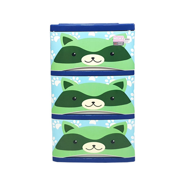 UP ตู้ลิ้นชักพลาสติก MILKY-CARTOON (3 ชั้น) - Image 4