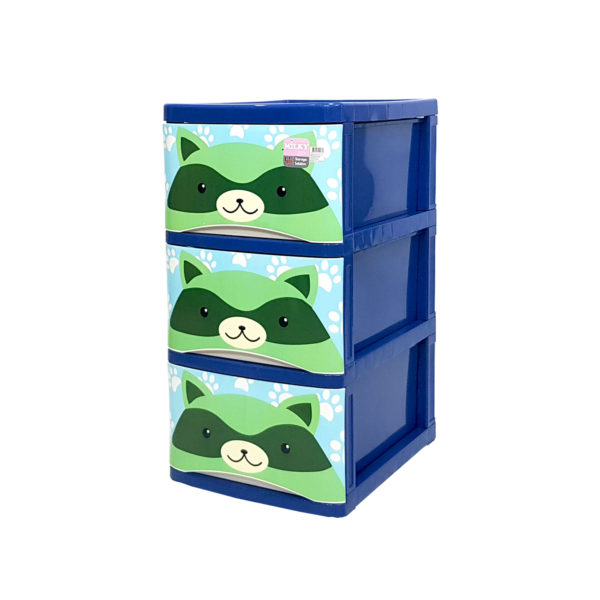 UP ตู้ลิ้นชักพลาสติก MILKY-CARTOON (3 ชั้น) - Image 3