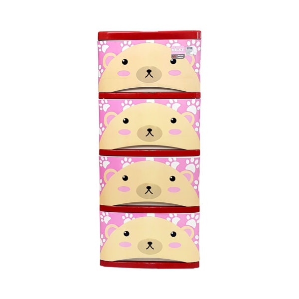 UP ตู้ลิ้นชักพลาสติก MILKY-CARTOON (4 ชั้น) - Image 6