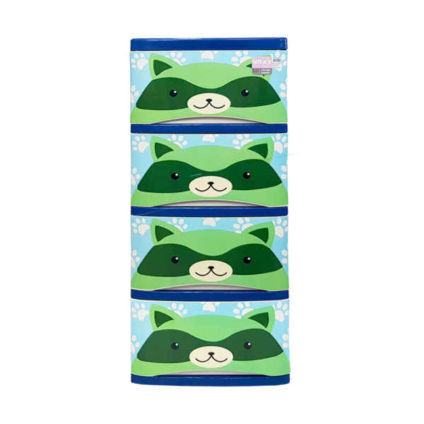 UP ตู้ลิ้นชักพลาสติก MILKY-CARTOON (4 ชั้น) - Image 4