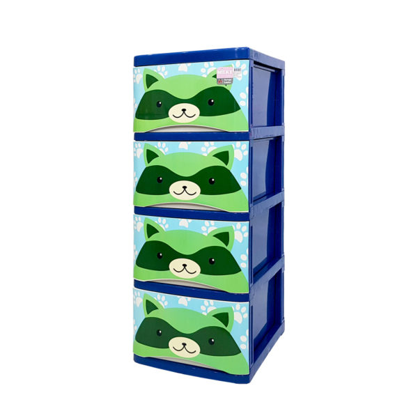 UP ตู้ลิ้นชักพลาสติก MILKY-CARTOON (4 ชั้น) - Image 3