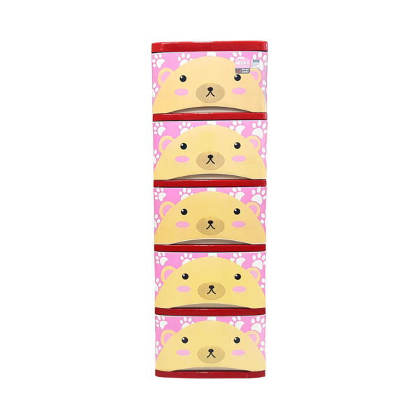 UP ตู้ลิ้นชักพลาสติก MILKY-CARTOON (5 ชั้น) - Image 6