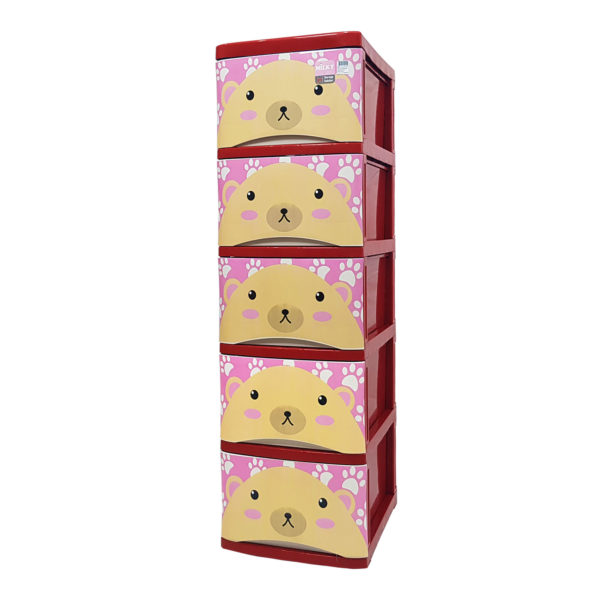 UP ตู้ลิ้นชักพลาสติก MILKY-CARTOON (5 ชั้น) - Image 5