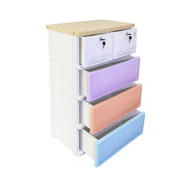 ตู้ลิ้นชัก SUMO WOODTOP T2 4 ชั้น (กุญแจ) - Image 4