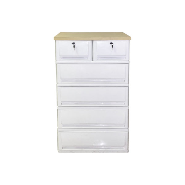 UP ตู้ลิ้นชัก SUMO WOODTOP T2-L 5 ชั้น (กุญแจ)