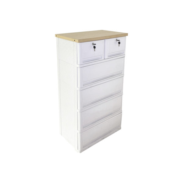UP ตู้ลิ้นชัก SUMO WOODTOP T2-L 5 ชั้น (กุญแจ) - Image 4