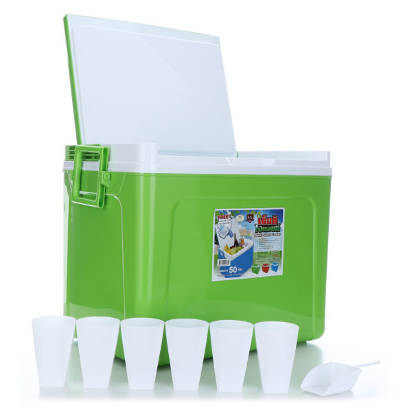 Denki Rectangular Ice Bottle, 50 Liters, Giant Model 798-GA - Image 3