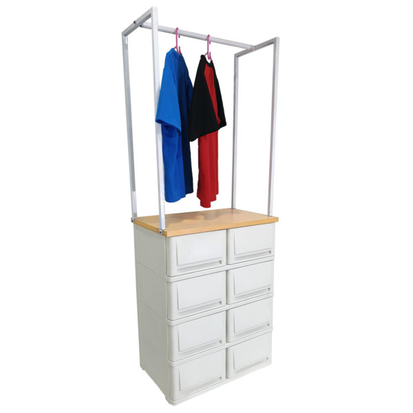 ตู้ลิ้นชัก UP รุ่น SUMO WOODTOP DUO KLOSET 4 ชั้น - Image 2