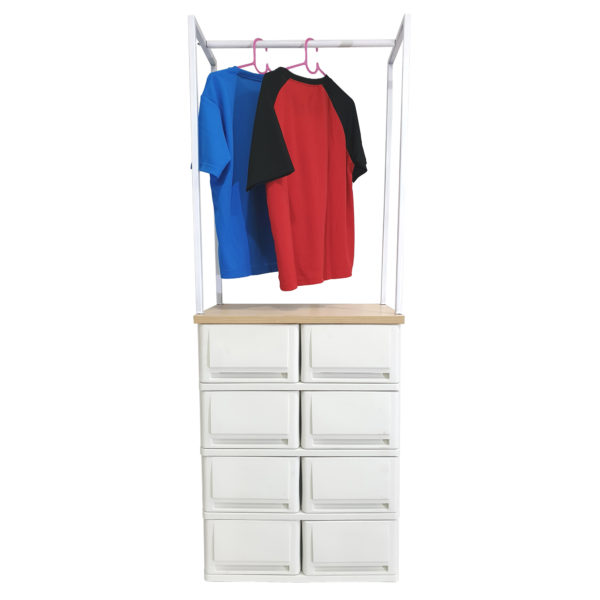 ตู้ลิ้นชัก UP รุ่น SUMO WOODTOP DUO KLOSET 4 ชั้น - Image 6