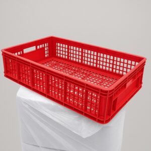 ลังโปร่งพลาสติก ขนาด 37x56x15 ซม.
