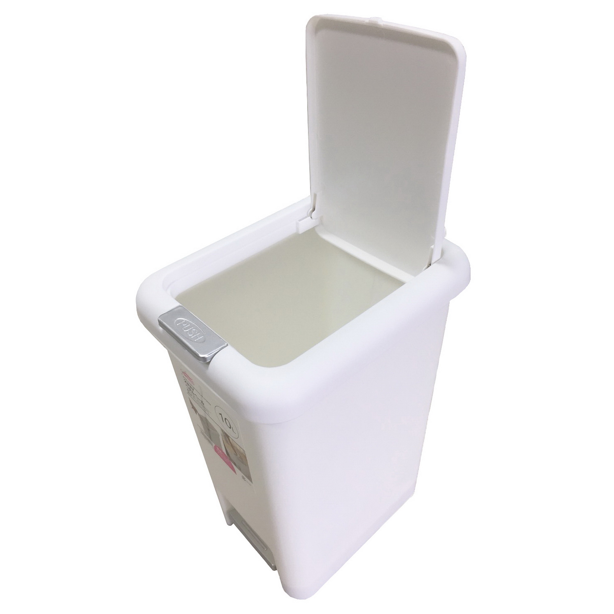 ถังขยะเหยียบ&มือกด (2-WAY) ขนาด 10 ลิตร รุ่น LJT-JC-001 - Image 2