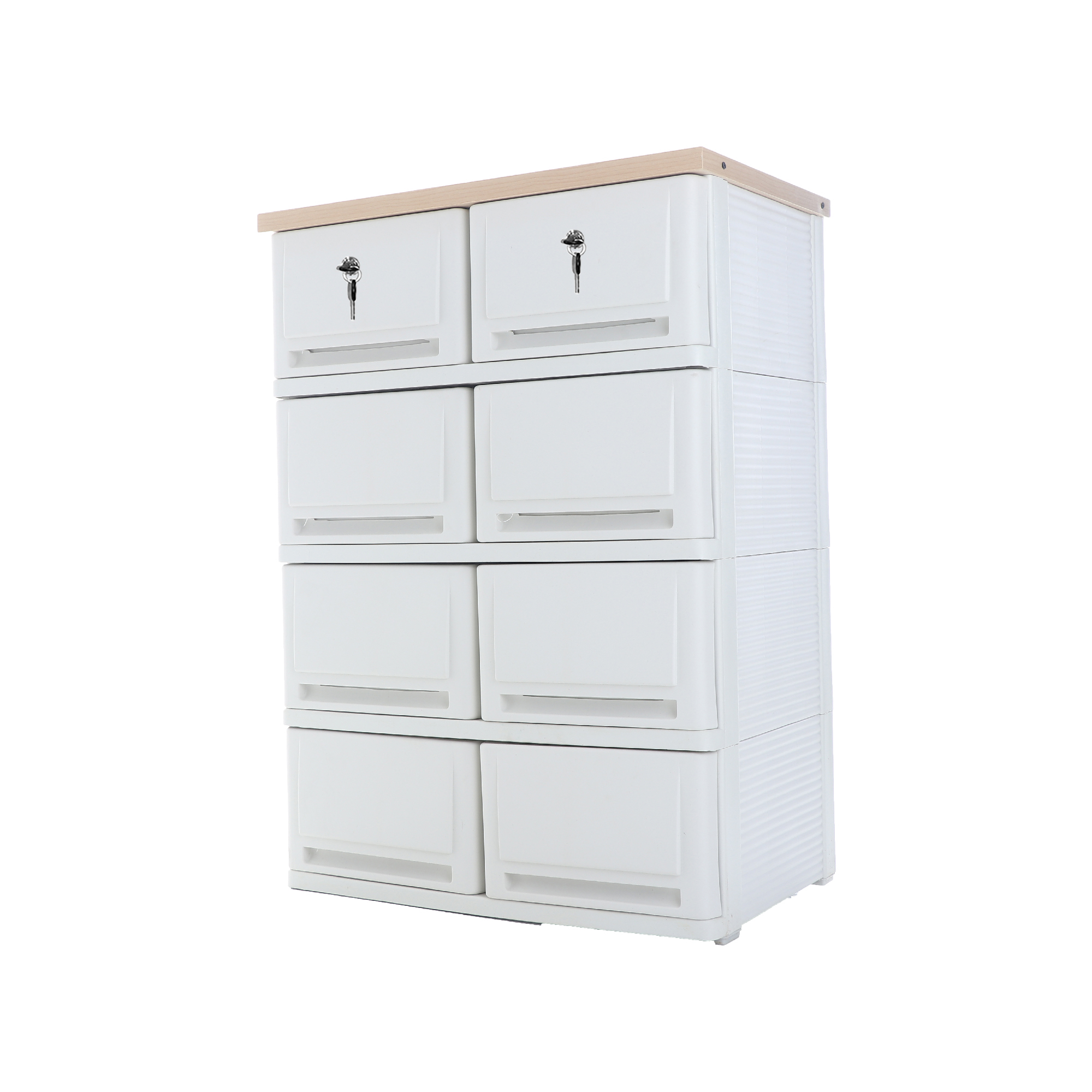 ตู้ลิ้นชัก UP รุ่น SUMO WOODTOP DUO-L 4ชั้น พร้อมกุญแจล็อค - Image 2