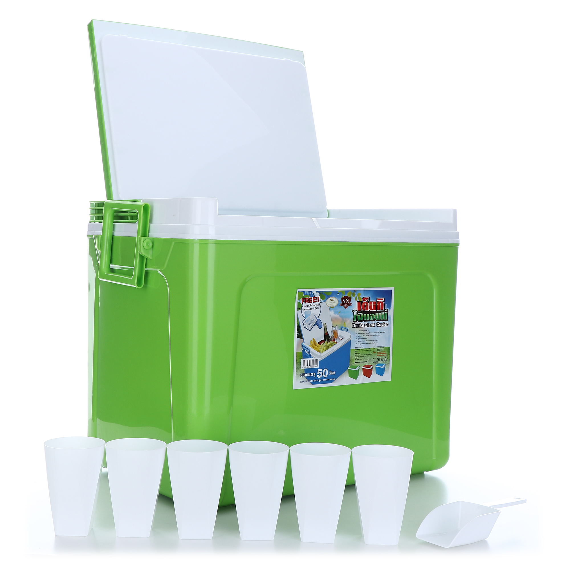 กระติกน้ำแข็งสี่เหลี่ยมเดนกิ ขนาด 50 ลิตร รุ่นไจแอนท์ 798-GA - Image 3