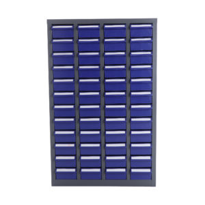 Chest of drawers for spare parts, 48 compartments No.M412 (plastic drawer)
