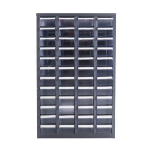 Chest of drawers for spare parts, 48 compartments No.1412-1 (Acrylic drawers)