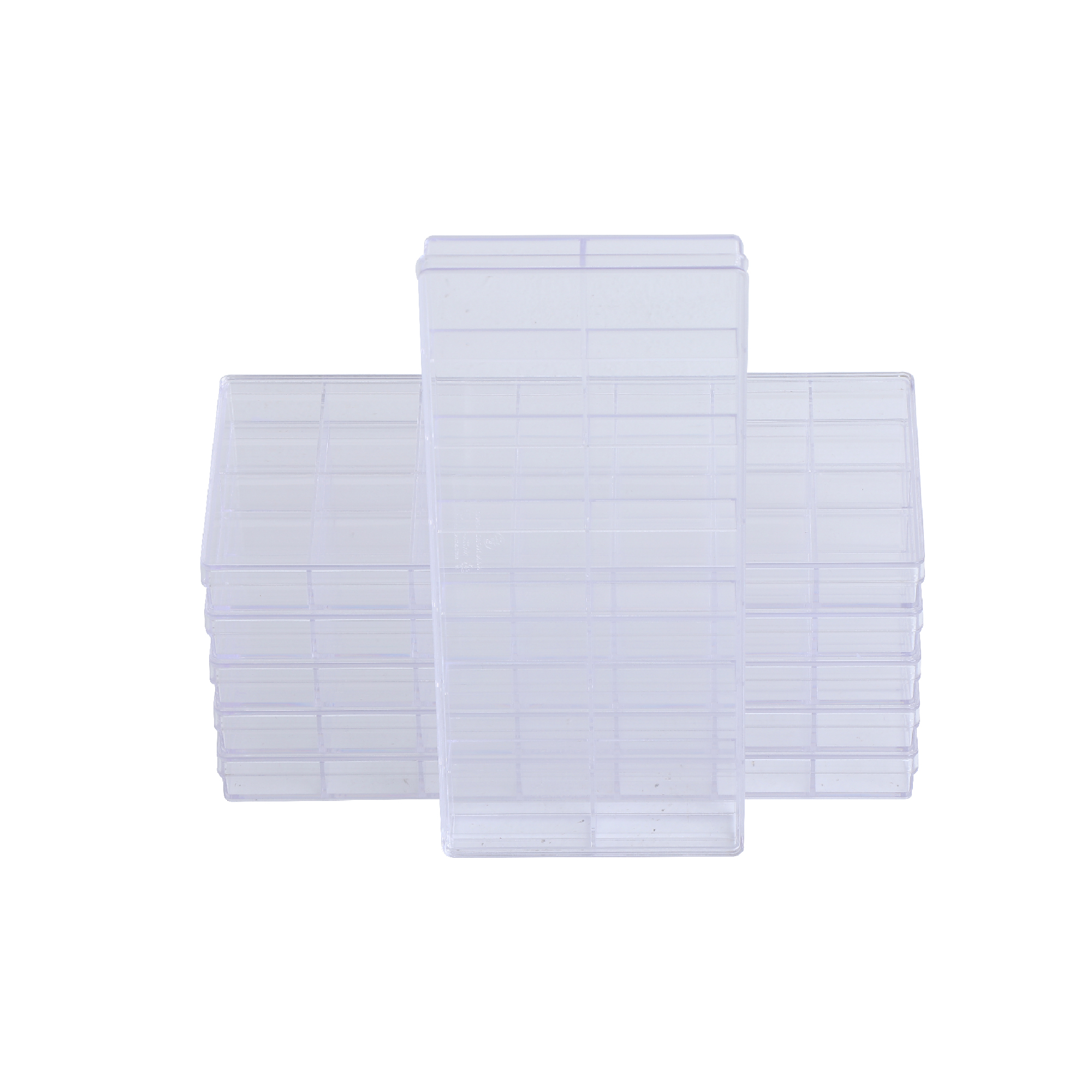 14 clear square boxes - Image 2