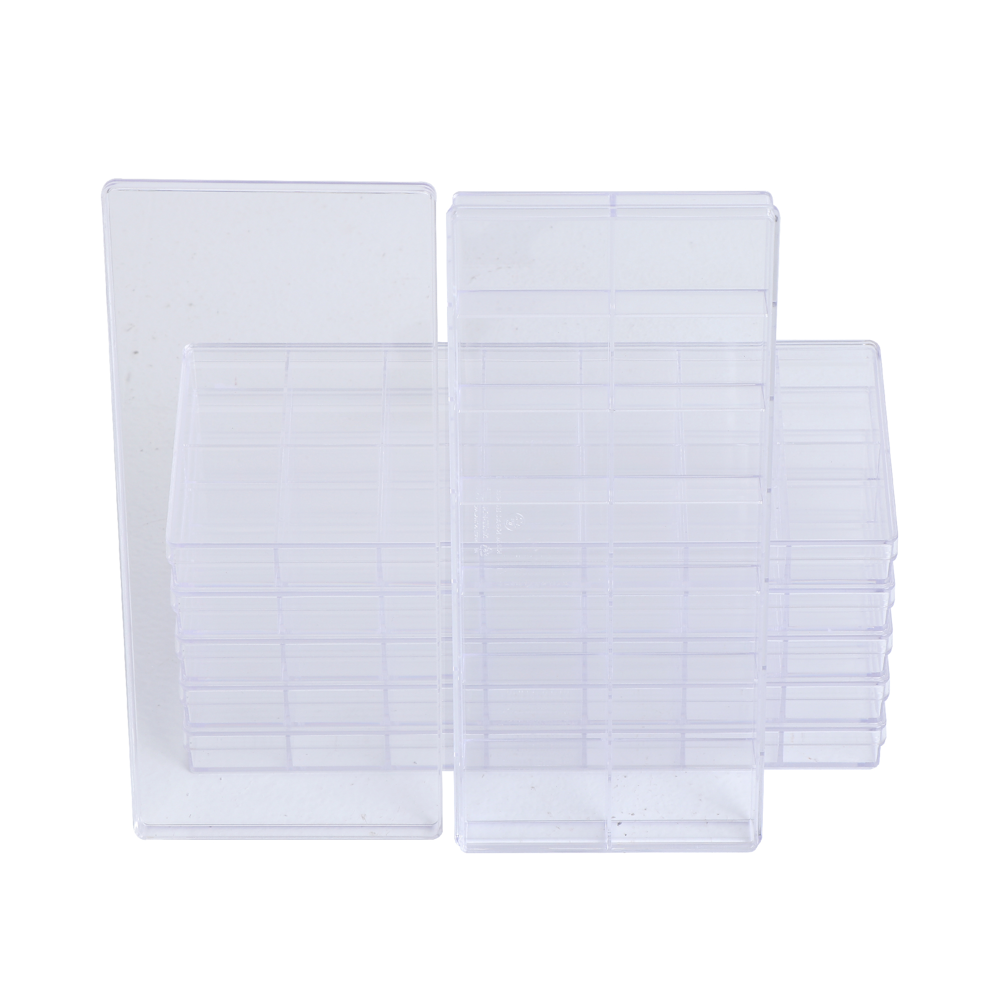 14 clear square boxes - Image 3