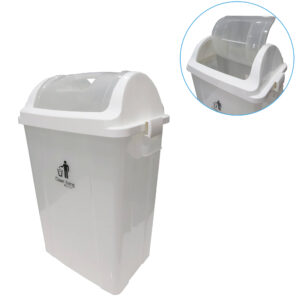 ถังขยะใสฝาแกว่ง PN6067