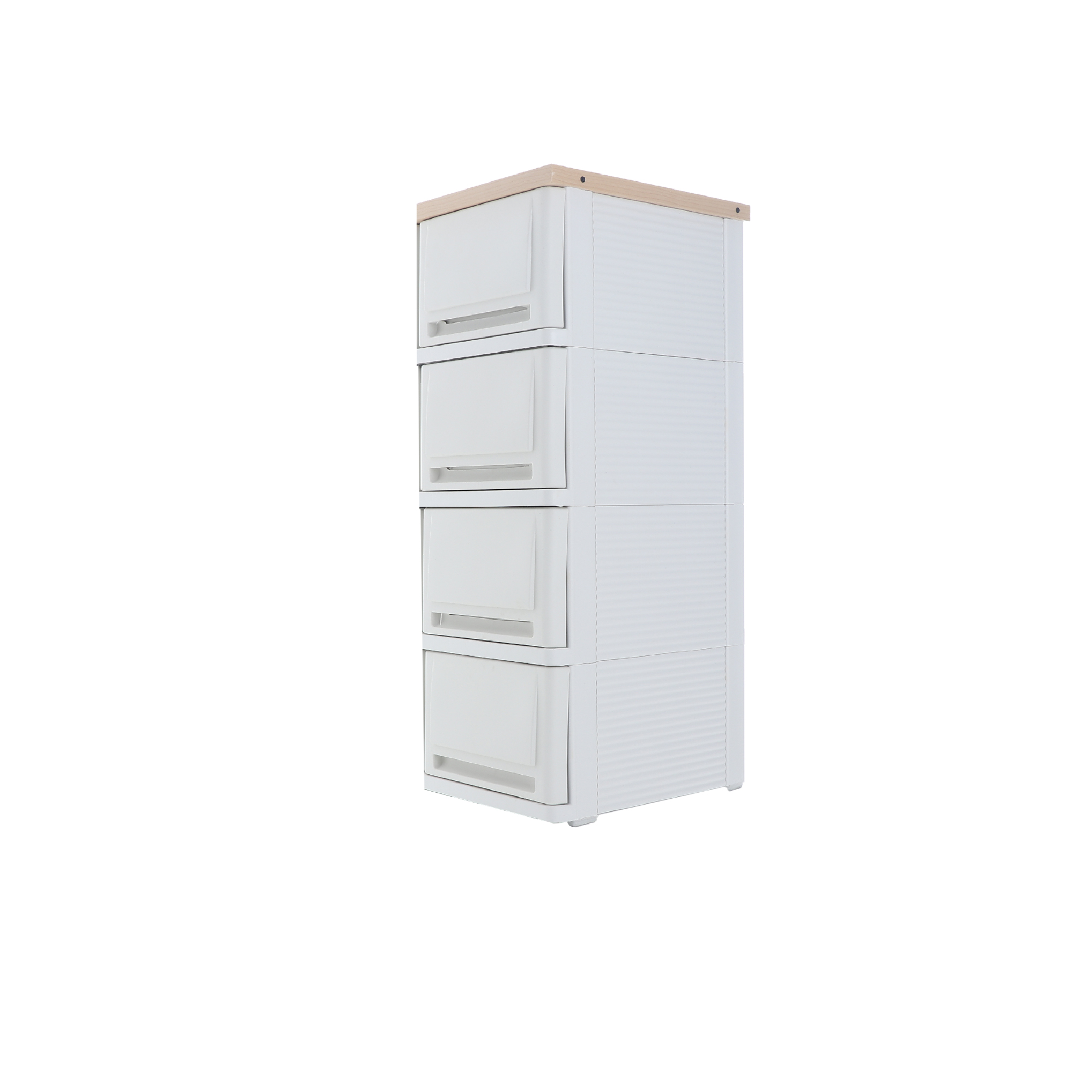 UP ตู้ลิ้นชักพลาสติก (ท๊อปไม้) BUDDY (4 ชั้น) - Image 6