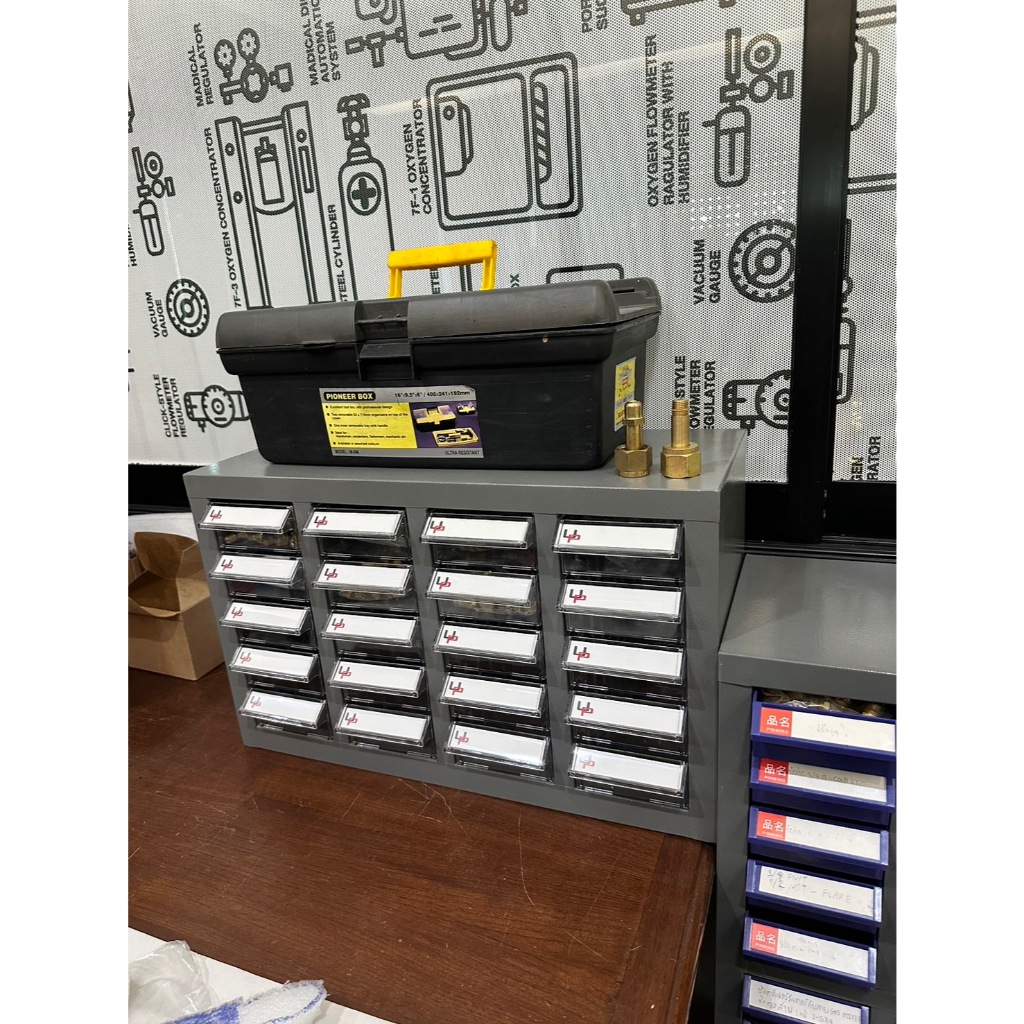 UP ตู้ลิ้นชักเก็บอะไหล่ จำนวน 20 ลิ้นชัก NO:S405 - Image 3