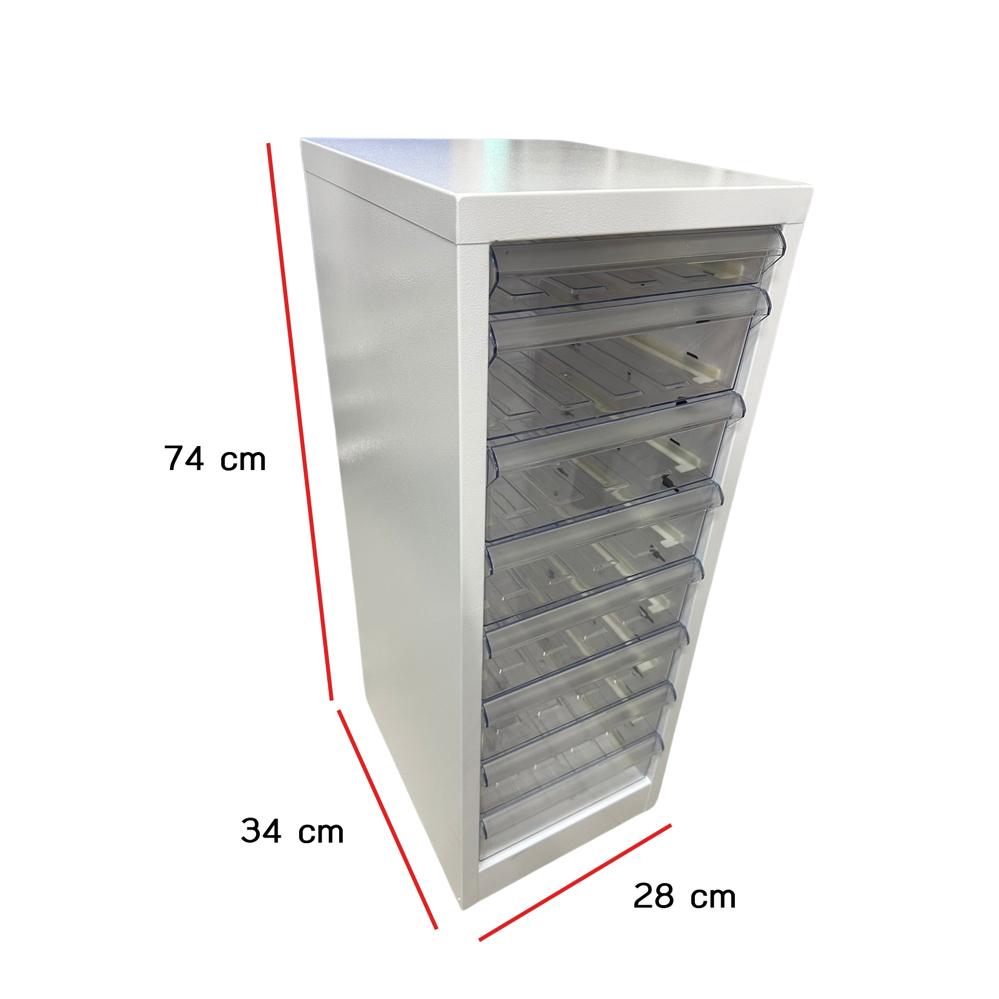 UP ตู้ลิ้นชักใส่กระดาษ A4 ขนาด 8 ช่อง NO: A4MS-10701 - Image 2