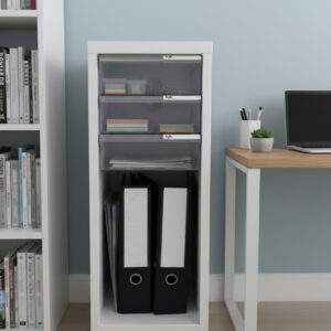 UP ตู้ลิ้นชักใส่กระดาษ A4 ขนาด 3 ช่อง NO: A4MS-103 พร้อมช่องอเนกประประสงค์