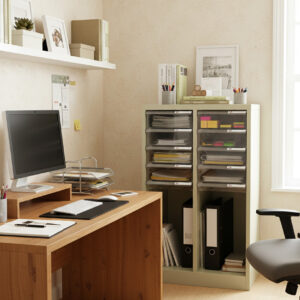 UP ตู้ลิ้นชักใส่กระดาษ A4 ขนาด 10ช่อง NO: A4MS-20802พร้อมช่องอเนกประประสงค์